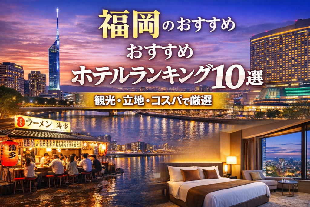 福岡のおすすめホテルランキング10選｜博多・天神の人気ホテルを厳選