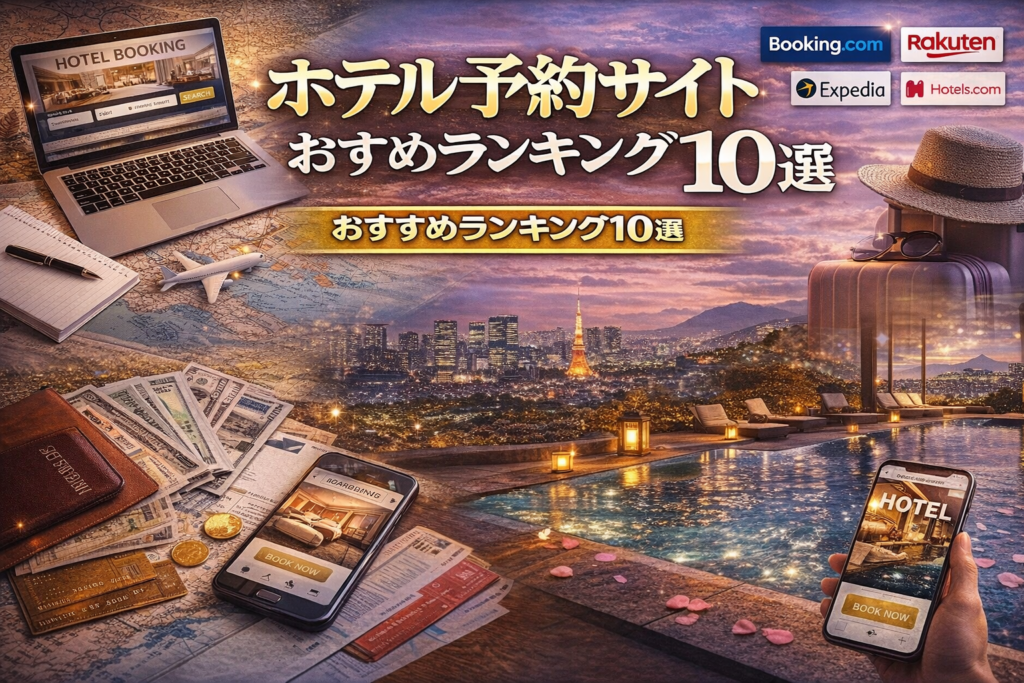 ホテル予約サイトおすすめランキング10選｜人気のホテル予約サイトを比較