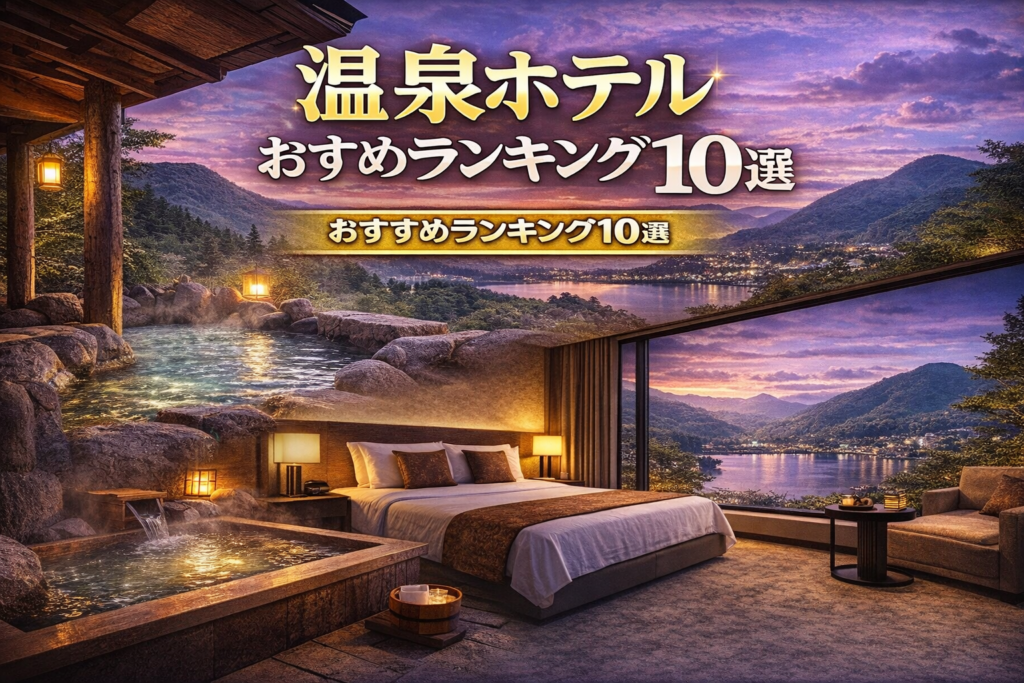 温泉ホテルおすすめランキング10選｜絶景露天風呂が楽しめる人気温泉宿